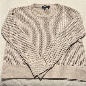 Theory Women's Beige Knit Sweater